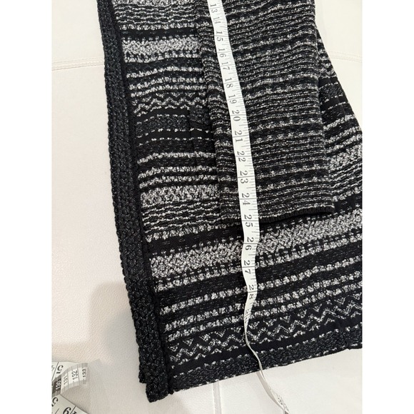 Talbots Cardigan Women XL Black Knit Sweater Shawl Neck Heavyweight Open Front - Picture 10 of 12